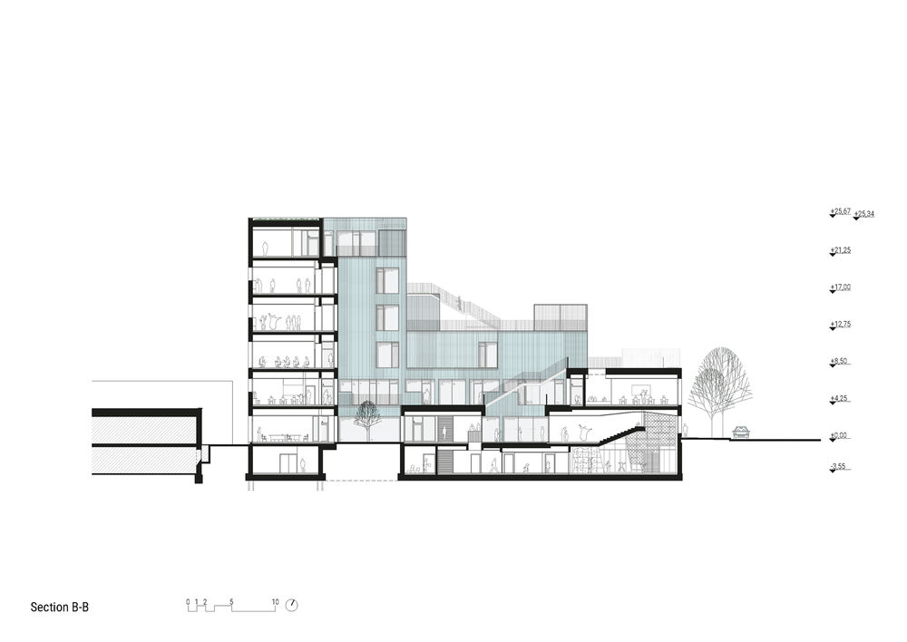 Längenfeldgasse Primary and Vocational School  / PPAG architects