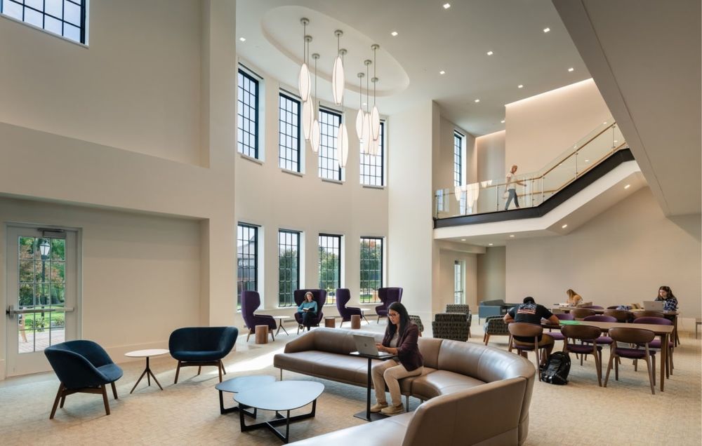 麻省 Stonehill College 商学教学楼 | 古典与现代的完美融合