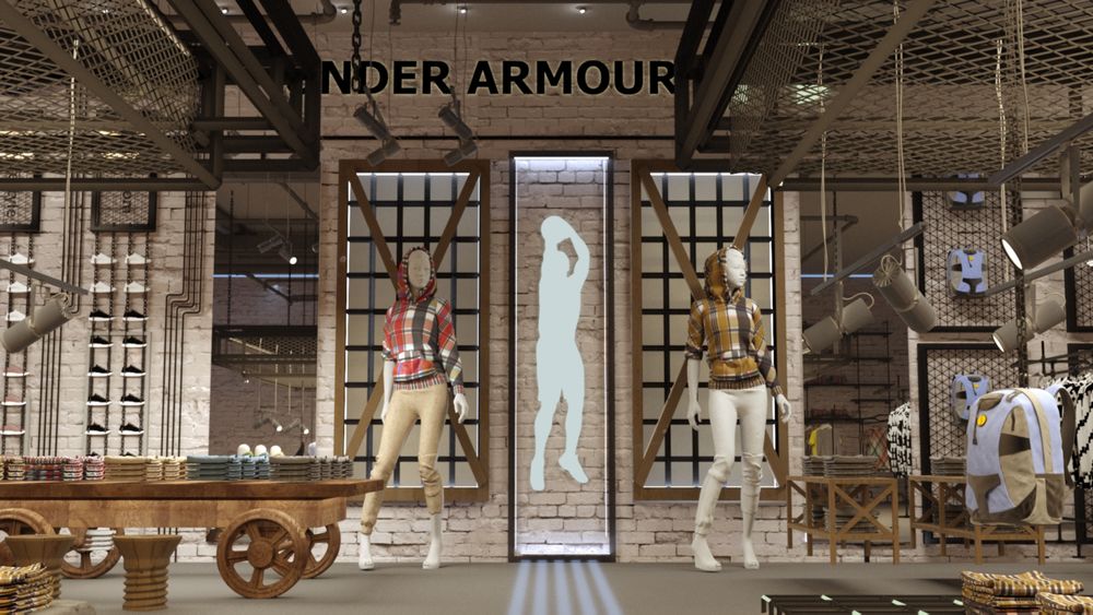 interior design of Under Armour