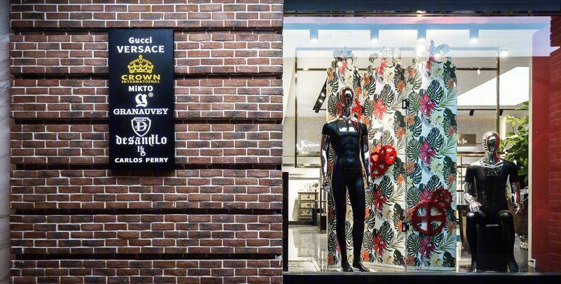 泰州 V-man 国际男装店现代设计展现轻奢气质