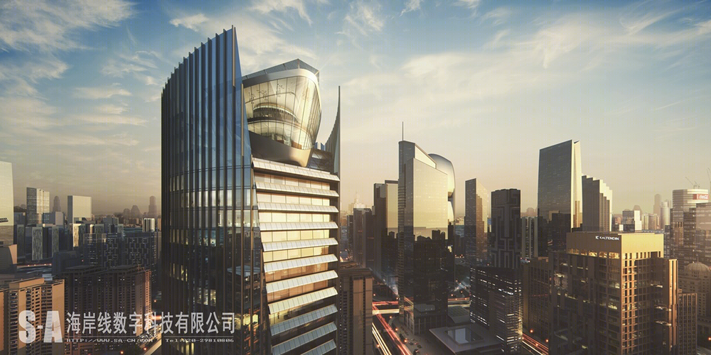 海艺术团队打造精美 3D 建筑渲染