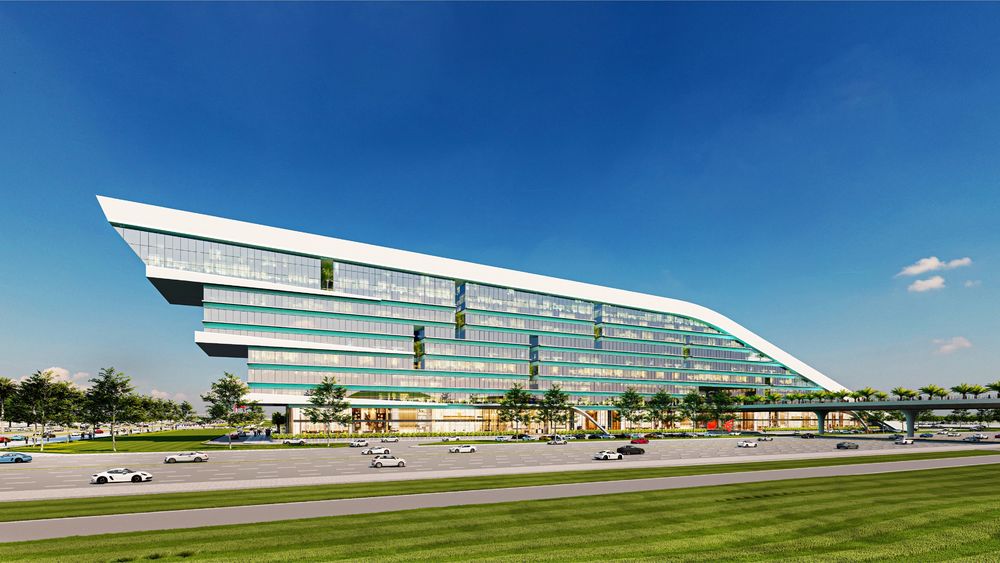 越南海防市行政中心设计惊艳世界，寓意“翱翔天际”