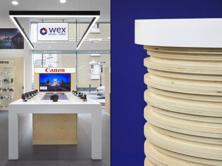 伦敦 WEX 摄影视频商店，呈现沉浸式零售体验