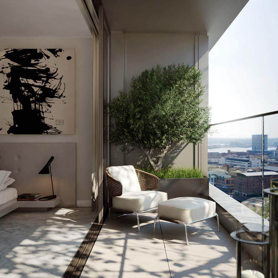on the high rise canary wharf groups stanton williams designed residential devel