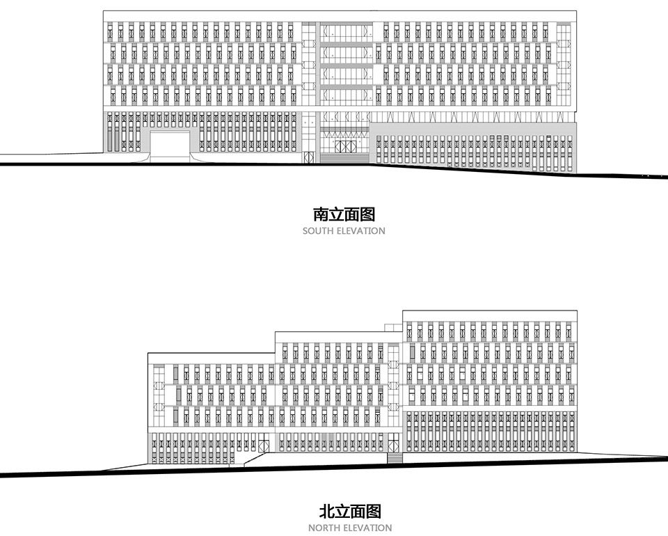 退台叠院 & 中国地质大学（武汉）环境学院楼 / 同济大学建筑设计研究院
