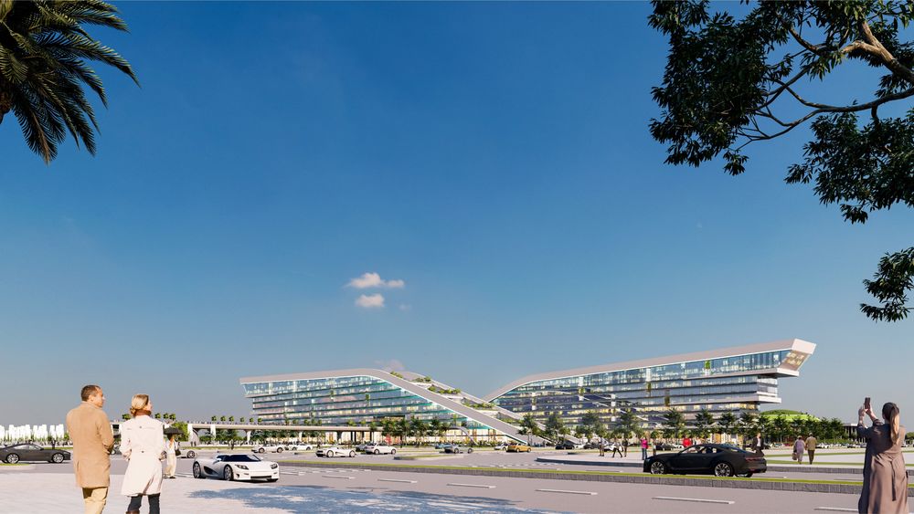 越南海防市行政中心设计惊艳世界，寓意“翱翔天际”