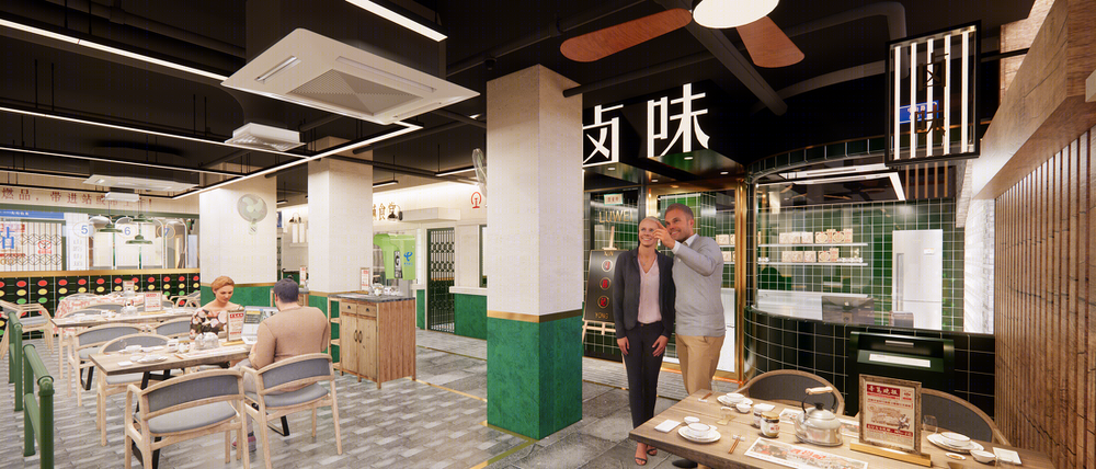 南宁中山路餐饮品牌设计，重塑餐饮空间新体验