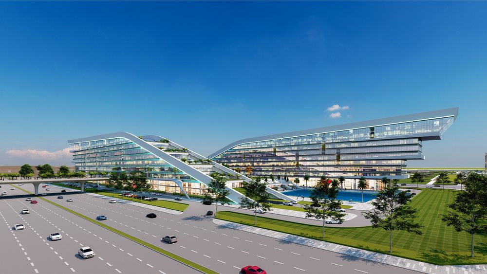 越南海防市行政中心设计惊艳世界，寓意“翱翔天际”