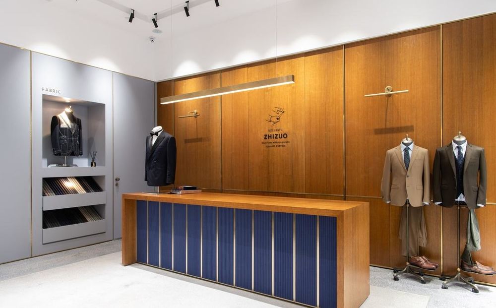 北京安贞门 70 平米现代西装店设计 | 定制展示与空间互动