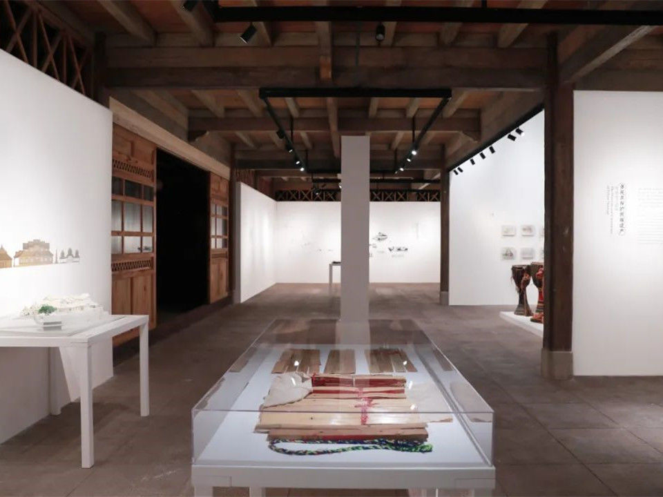 普洱景迈村展示厅空间