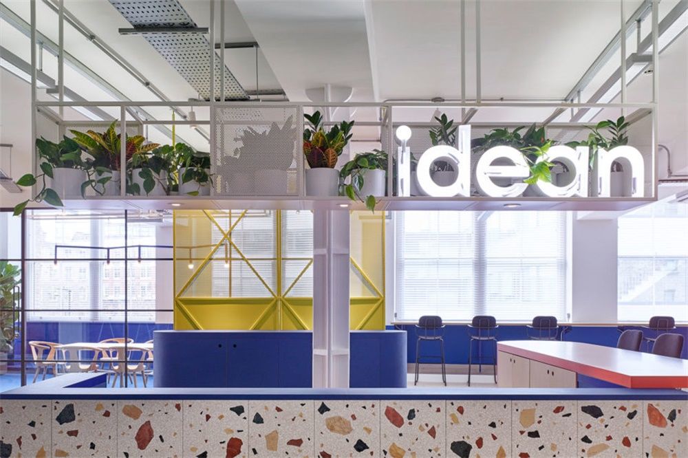 伦敦 Idean 全球设计工作室“咖啡馆风格”办公室