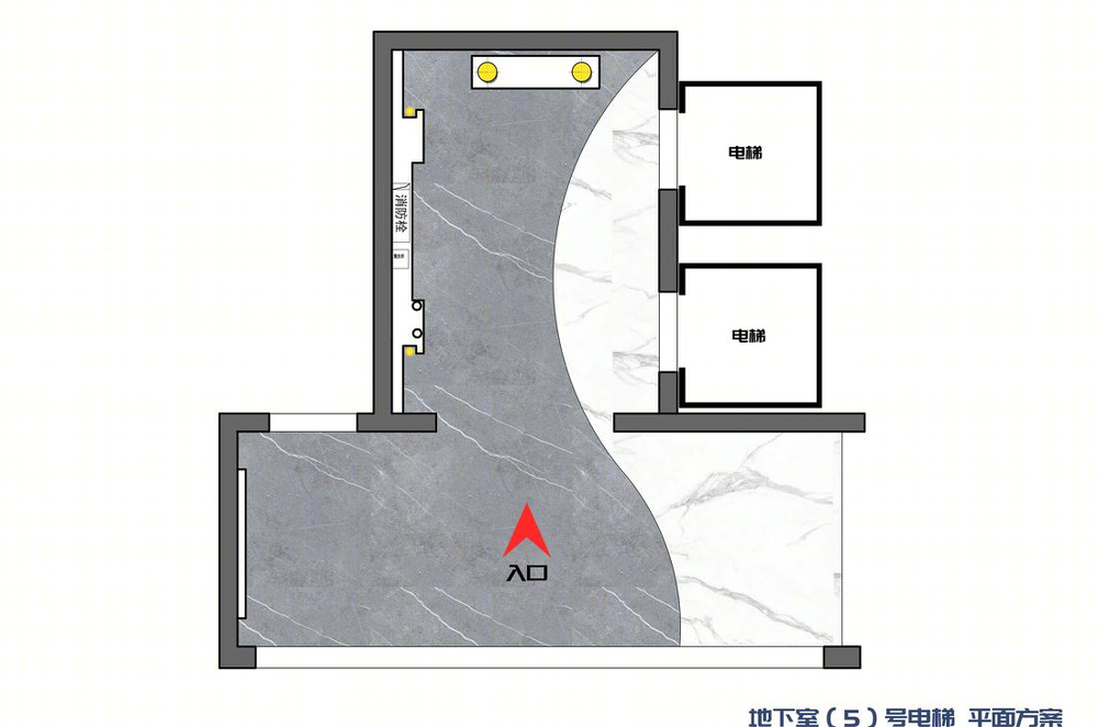 龙岩万宝家居博览中心 | 负一楼地下室的双电梯设计