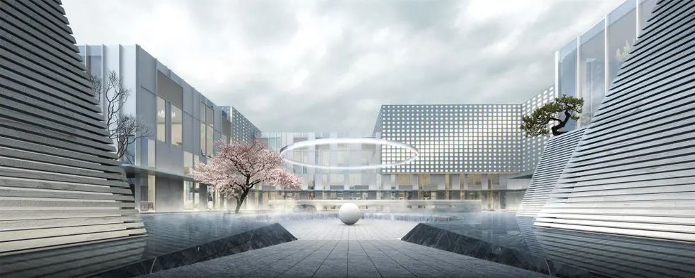 新星宇北纬 37°海韵售楼处 | 鲲鹏展翅，艺术与科技的完美融合