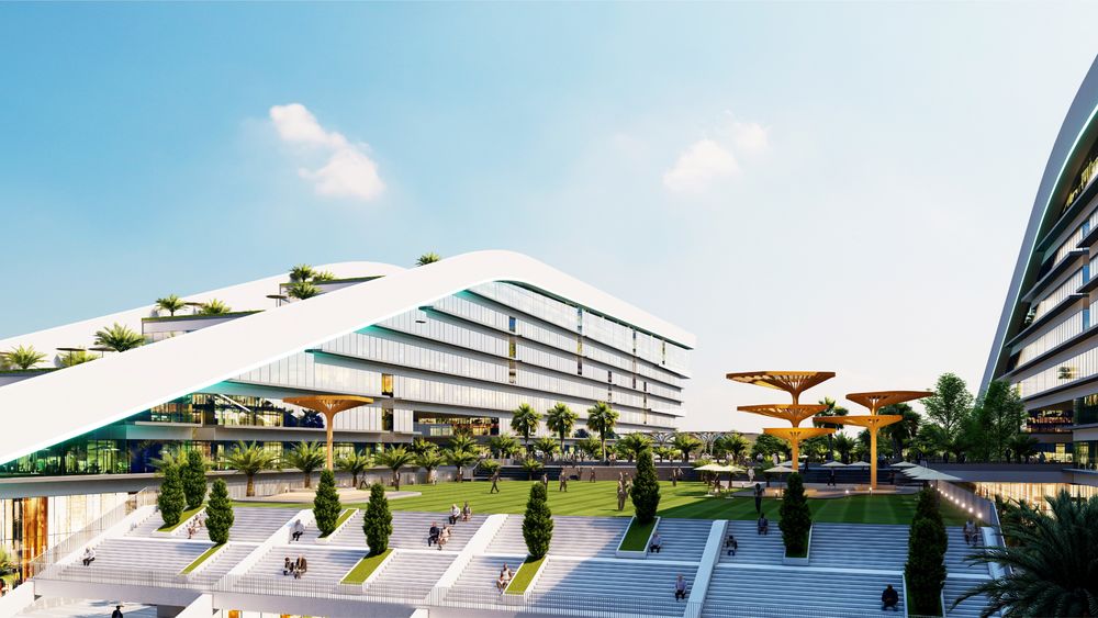 越南海防市行政中心设计惊艳世界，寓意“翱翔天际”