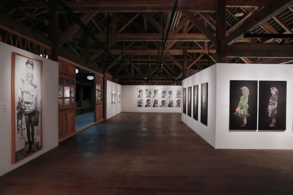 普洱景迈村展示厅空间