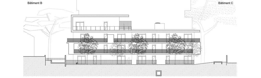 法国蒙彼利埃 32 户住宅楼——融入环境的现代设计