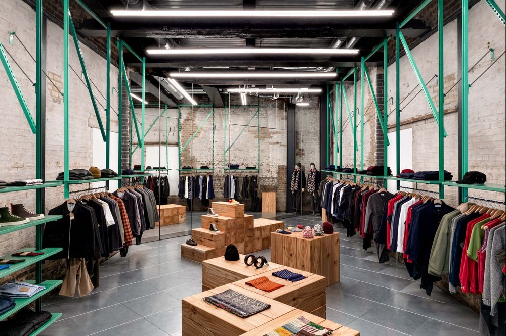 伦敦 Universal Works 男装店 STUDIO MUTT 工业风设计展现个性魅力