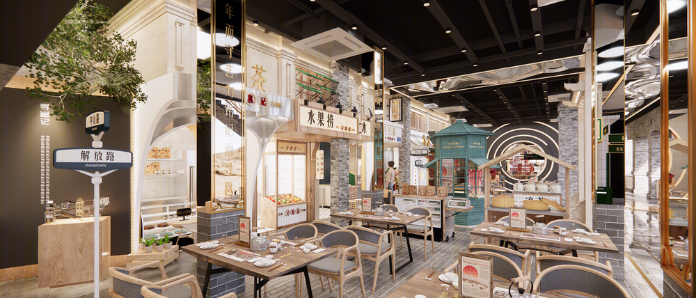 南宁中山路餐饮品牌设计，重塑餐饮空间新体验