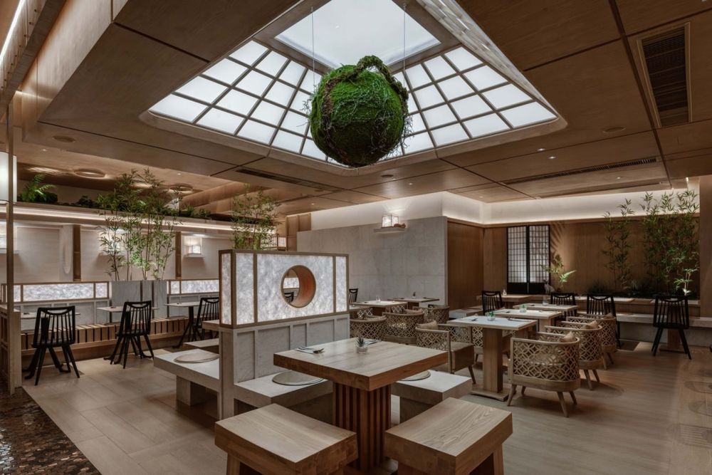 日本 QUE 餐厅 | 大自然艺术与城市景观的完美融合