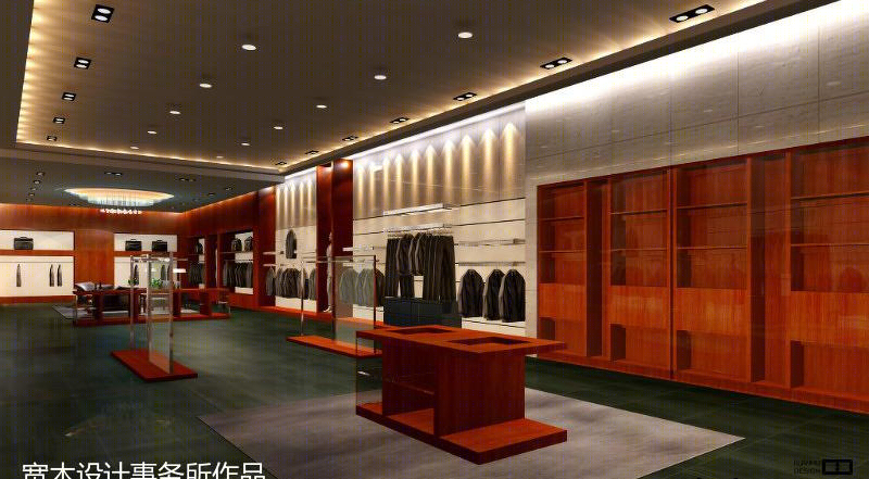 厦门宽木设计打造希奴尔男装旗舰店休闲空间