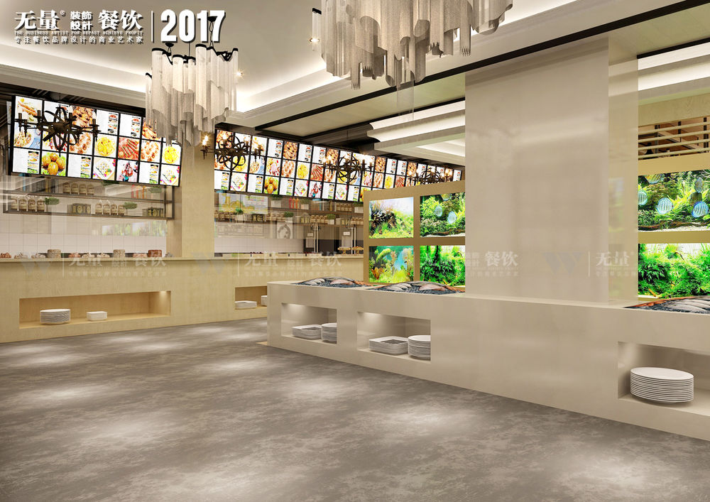 西安真逼格特色海鲜餐厅装修设计-榆林大东家海鲜餐厅