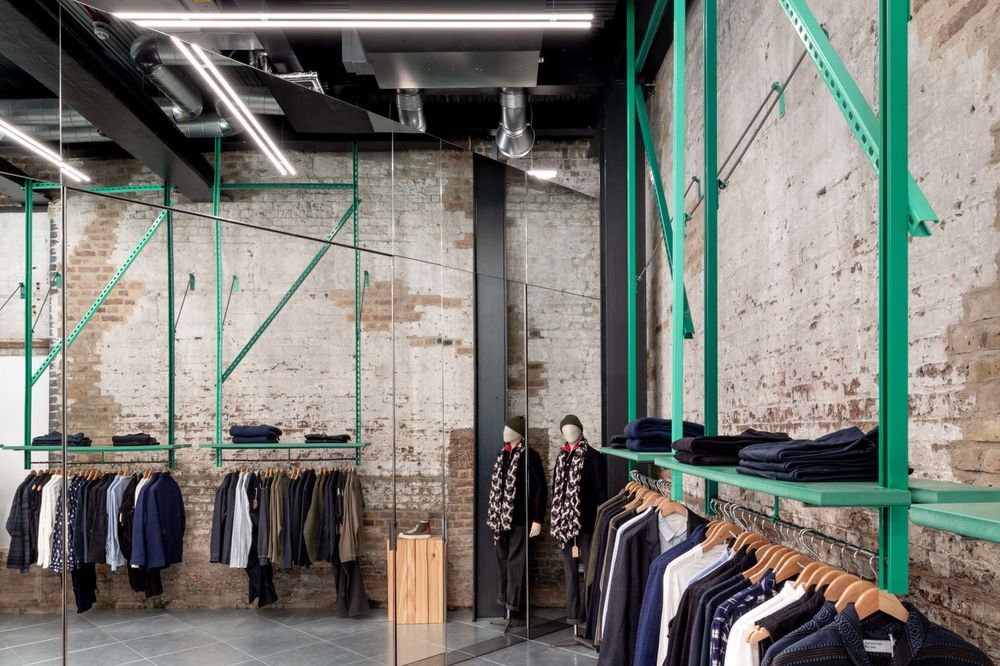 伦敦 Universal Works 男装店 STUDIO MUTT 工业风设计展现个性魅力