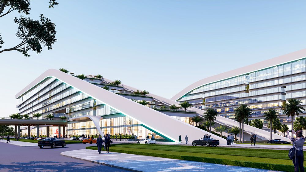 越南海防市行政中心设计惊艳世界，寓意“翱翔天际”