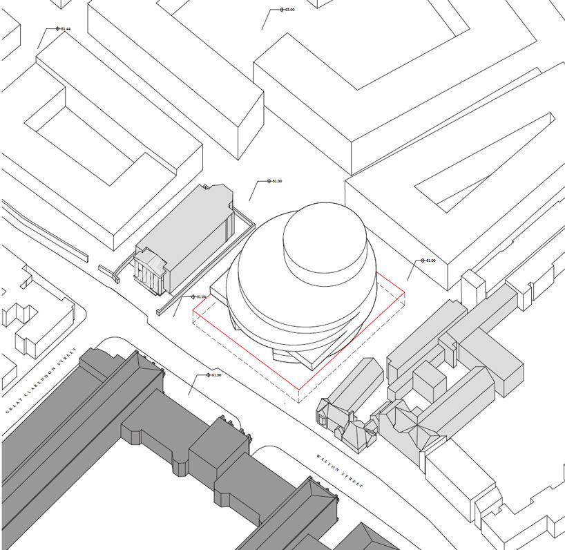 圆盘堆叠状的牛津大学政府学院——赫尔佐格和德梅隆