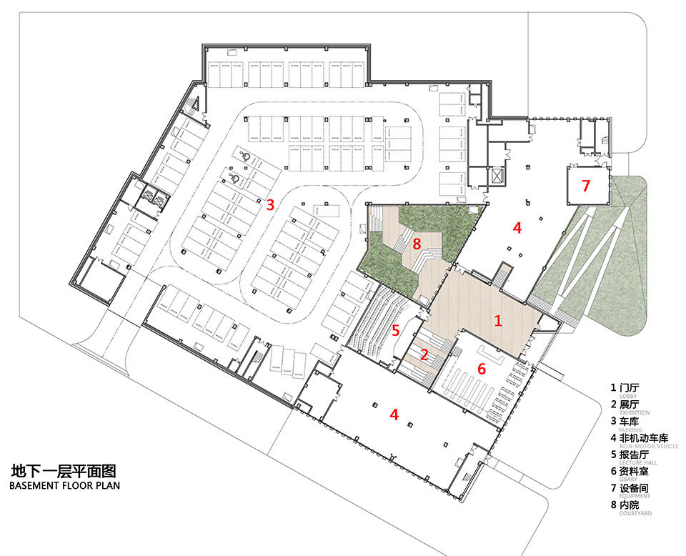 退台叠院 & 中国地质大学（武汉）环境学院楼 / 同济大学建筑设计研究院