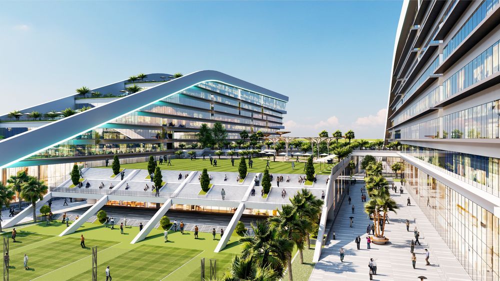 越南海防市行政中心设计惊艳世界，寓意“翱翔天际”
