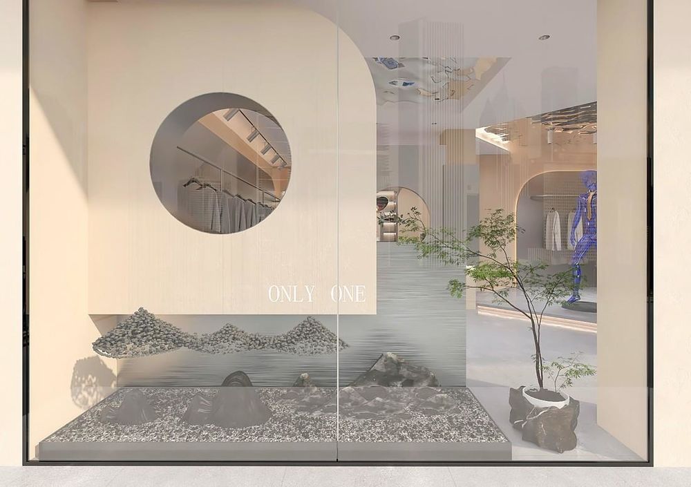 义乌服装店面空间設計