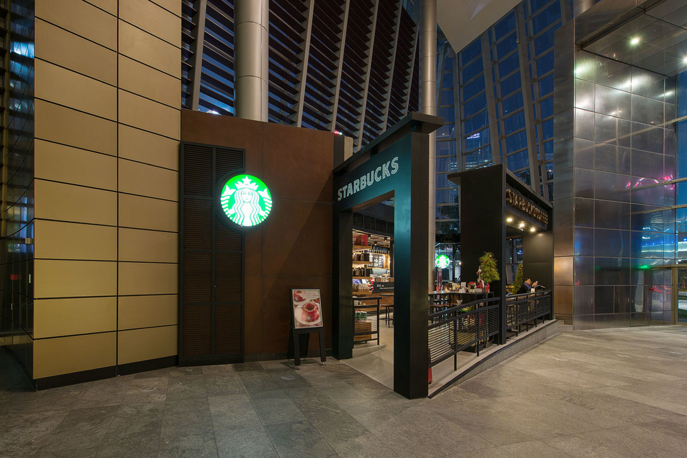 上海新天地辛巴克咖啡店设计亮点