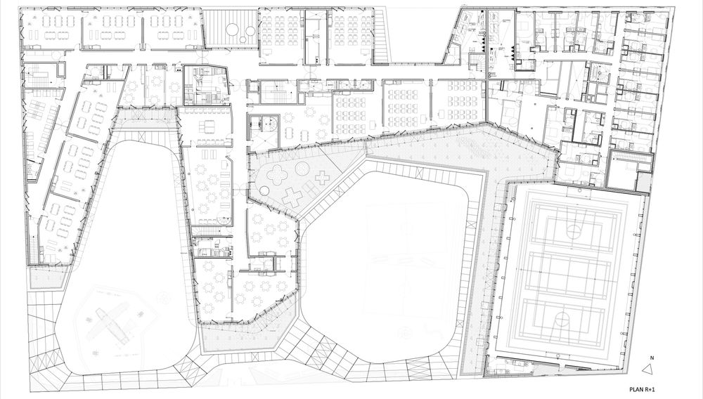 Rosalind Franklin综合体&学生宿舍，巴黎 / chartier dalix architects
