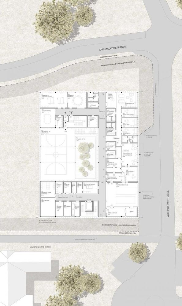 Schmid Ziörjen Architektenkollektiv丨Neubau Forensikstation Wil丨瑞士