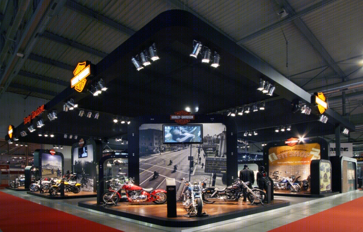 米兰 Harley-Davidson 模块化商店