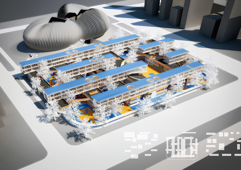 新港小学，河南 / 大料建筑