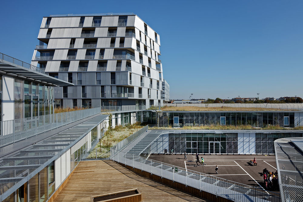 Rosalind Franklin综合体&学生宿舍，巴黎 / chartier dalix architects