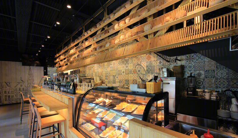 大直区旗舰咖啡店，工业风混搭异国风情