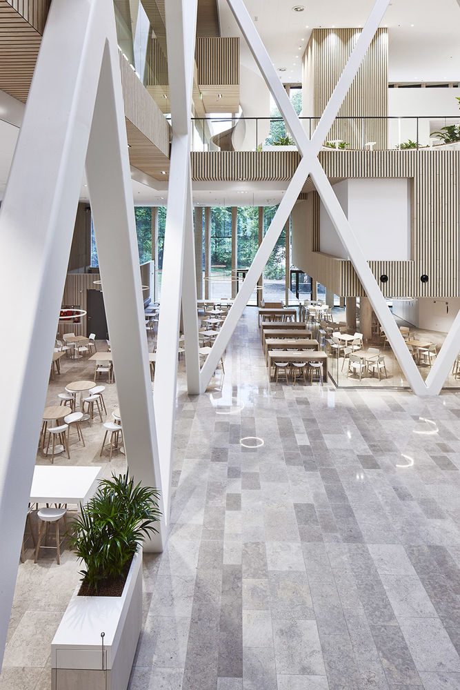 佳能生产印刷总部室内设计，荷兰 / M+R interior architecture