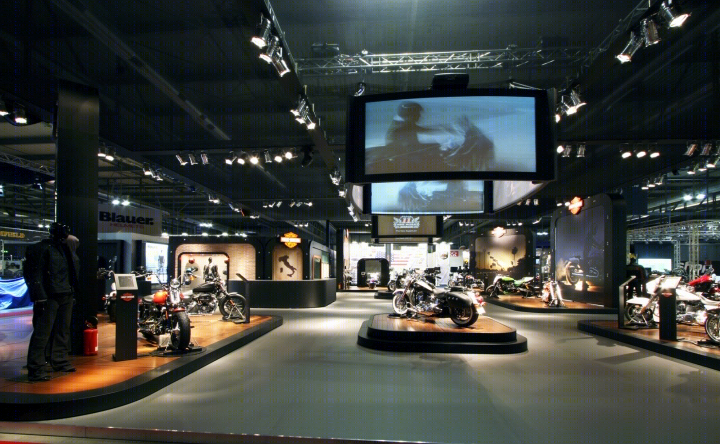 米兰 Harley-Davidson 模块化商店