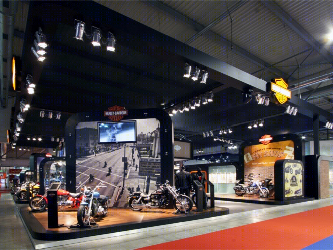 米兰 Harley-Davidson 模块化商店