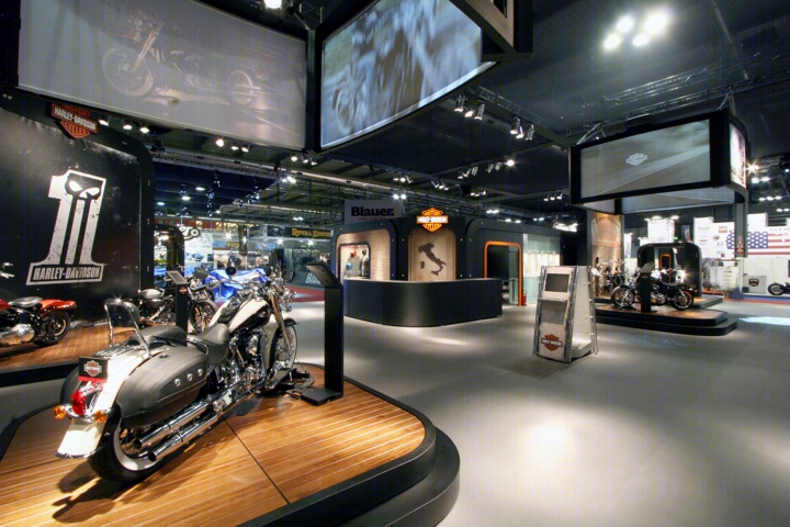 米兰 Harley-Davidson 模块化商店