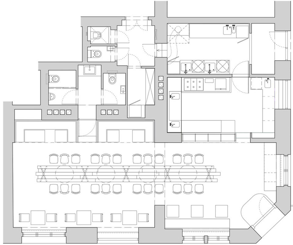Avocado Gang餐厅，布拉格 / Mimosa architects