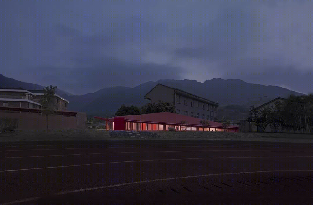 地平线上的红色音符之屋 / 郦文曦 – 里建筑事务所