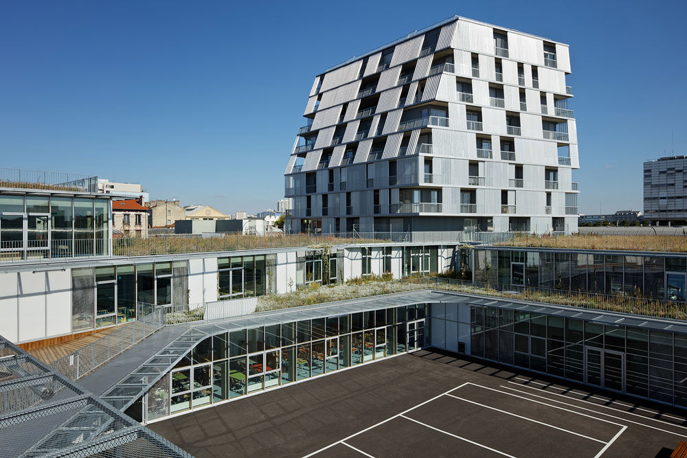 Rosalind Franklin综合体&学生宿舍，巴黎 / chartier dalix architects
