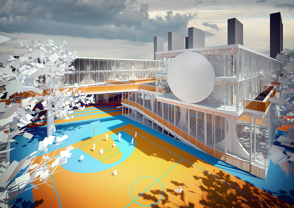 新港小学，河南 / 大料建筑