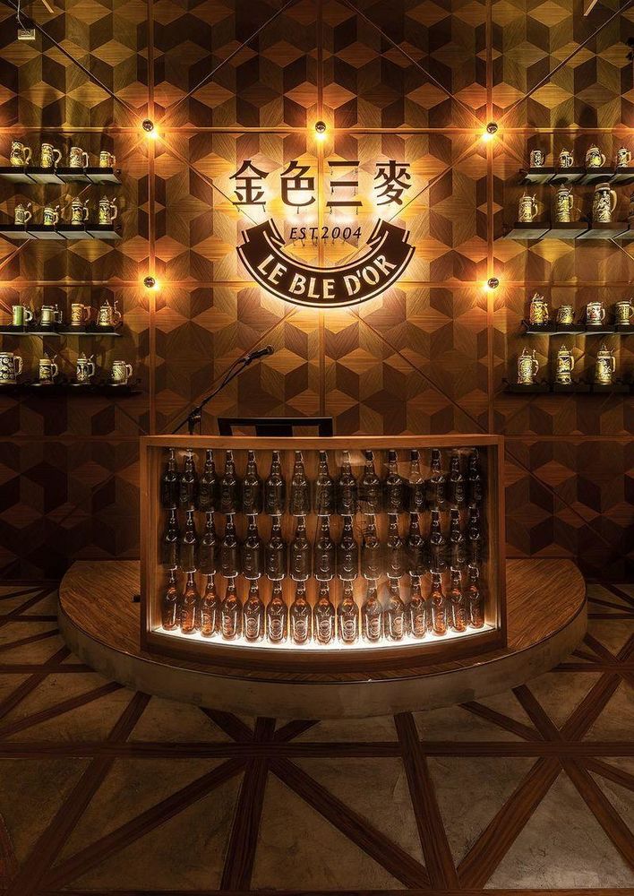 中壢店金色三麥，狂野立體空間的設計魅力