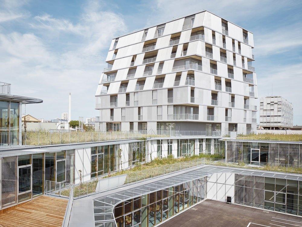 Rosalind Franklin综合体&学生宿舍，巴黎 / chartier dalix architects