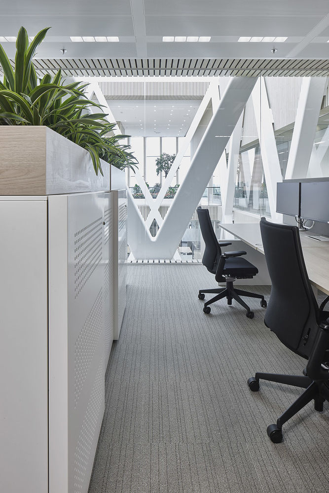 佳能生产印刷总部室内设计，荷兰 / M+R interior architecture