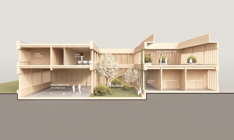 Schmid Ziörjen Architektenkollektiv丨Neubau Forensikstation Wil丨瑞士